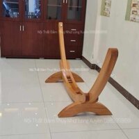 giá võng gỗ bên