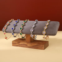 Giá Vòng Tay Gỗ Óc Chó đơn giản để bàn để đồ Vòng tay Giá Treo Đồng hồ trang sức giá trưng bày giá vòng tay giá trang sức ZYZK