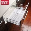 Giá xong nồi bát đĩa 2 tầng chất liệu Inox kèm day giảm chấn VNM-BKL2