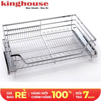 Giá xoong nồi bát đĩa inox 304 nan dẹt Eurogold EP80