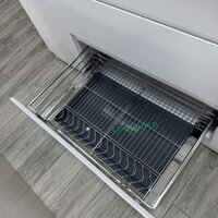 Giá xoong nồi bát đĩa inox 304 lắp tủ bếp,kệ để xoong nồi chén đũa tủ bếp THƯƠNG HIỆU GEMANIVN