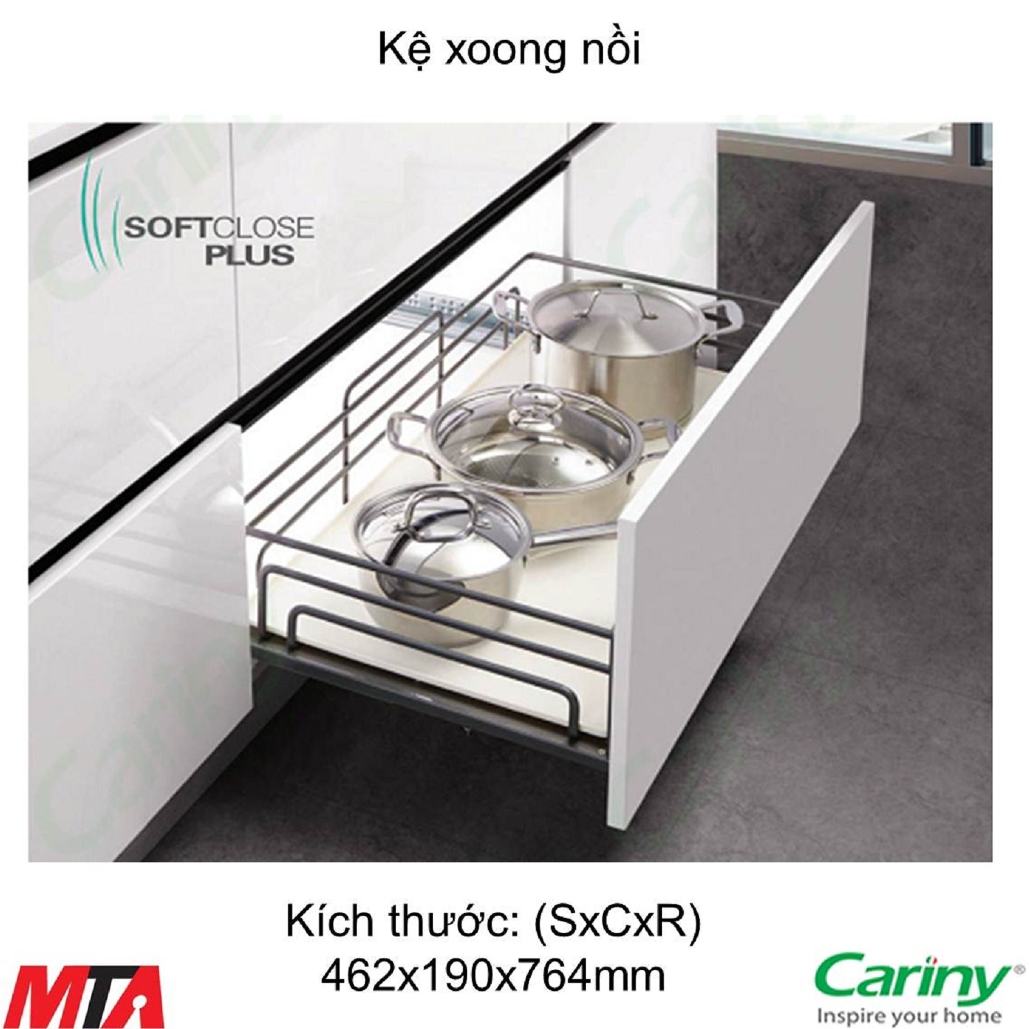 Giá xoong nồi Cariny CH25-800V