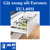 Giá xoong nồi inox đáy đặc gắn cánh Euronox EU1.60M. Hàng Chính Hãng