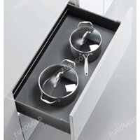 Giá xoong nồi, kệ xoong nồi nhôm ANODE cao cấp EUROGOLD màu GHI ĐẬM