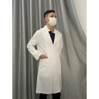 [GIÁ XƯỞNG] Áo Blouse Bác Sĩ Trắng NAM NỮ Tay Dài Vải Cotton Lạnh Hàn Quốc Cao Cấp cho bệnh viện, phòng khám
