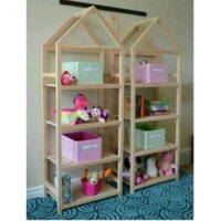 (Giá Xưởng) Giá/Kệ Đựng Đồ Chơi Cho Bé Gỗ Thông Nhập Khẩu