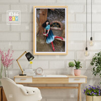 [GIÁ XƯỞNG] Khung tranh ảnh A3 treo tường gỗ thông 8386 DIY, trang trí, decor nhà cửa quán cafe, homstay, khách sạn