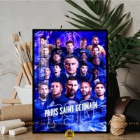 [GIÁ XƯỞNG] Khung tranh đặt bàn, tranh trang trí PARIS SAINT-GERMAIN PSG mùa 2022-2023