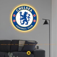 [GIÁ XƯỞNG] Logo LED Mica Tráng Gương CLB Chelsea In UV 8K Cao Cấp