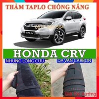 GIÁ XƯỞNG-THẢM TAPLO HONDA CRV (2010-2015-2020-2021) DA VÂN CARBON-NHUNG LÔNG CỪU