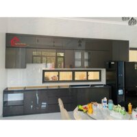 [GIÁ XƯỞNG] Tủ bếp nhựa cao cấp , Tủ bếp cánh acrylic bóng gương đủ loại theo yêu cầu