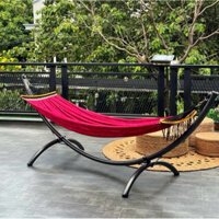 (GIÁ XƯỞNG) VÕNG XẾP KHUNG BÁN NGUYỆT TĨNH ĐIỆN, INOX CHÂN VUÔNG CAO CẤP | VÕNG XẾP THANG VUÔNG