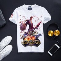 [GIÁ XƯỞNG]Áo Liên Quân Mobile cotton cực đẹp - Triệu Vân Hoa Hồng