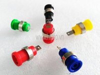 Giắc Cắm Banana 4MM Cái Chống Giật Nối Dây Màu Xanh Dương