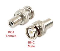Giắc chuyển đổi AV RCA cái sang BNC đực