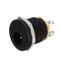 Giắc DC Cái Tròn 5.5x2.1mm Có Ốc Vặn