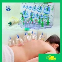 Giác Hơi Nhựa 12 Cốc Không Dùng Lửa Hút Chân Không