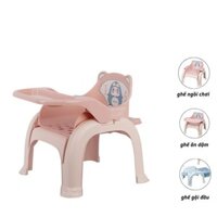 (giadunggiatot) Ghế đa năng cho bé - ghế ăn dặm, ghế gội đầu, ghế cho bé 3in1 ND