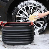 (giadunggiatot) Thùng đựng đồ Gấp gọn co dãn để cốp Ô Tô dung tích 40L Nd