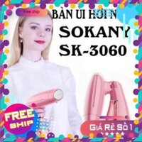 [Giadungonline] [Bán giá Rẻ] Bàn Là Hơi Nước Cầm Tay Gấp Gọn Sokany SK-3060 Cao Cấp tặng kèm khăn tắm nhật mền mịn
