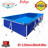 GIADUNGVN.VN_ Bể bơi lắp ghép Bestpool BP50022 KT 2.25m x 4.05m x0.86m, Bể bơi gia đình, bể bơi cho bé, bể bơi khung kim