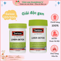 Giải độc gan, bổ gan Liver Detox Swisse 120/200 viên Úc