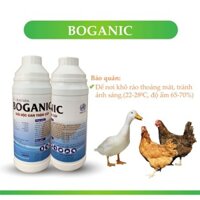 Giải độc gan Boganic 1 lít , giải độc thận, chống sưng gan, thận, thanh nhiệt mát gan, lợi mật, heo, gà, vịt