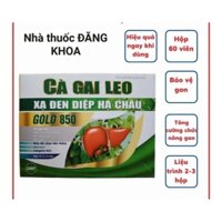 Giải độc gan CÀ GAI LEO XẠ ĐEN DIỆP HẠ CHÂU hộp 60 viên