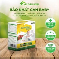 Giải Độc Gan Cho Bé Giúp Thanh Nhiệt, Mát Gan, Giảm Mề Đay Mẩn Ngứa, Rôm Sảy, Dị Ứng Cho Bé Bảo Nhất Gan Baby 20 Ống/Hộp