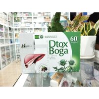 Giải độc gan Dtox Boga Hanophar - Hộp 60 viên
