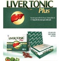 Giải độc gan LIVER TONIC Plus. Hỗ trợ giải độc gan, tăng cường chức năng gan, giúp bảo vệ gan. Hộp 60 viên.