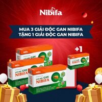 Giải Độc Gan Nibifa - 03 vỉx10 viên - Thanh nhiệt, giải độc, bảo vệ gan; giảm triệu chứng mẩn ngứa