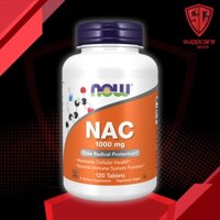 Giải Độc Gan | Now Foods N-Acetyl-Cysteine NAC 1000mg | Tăng Cường Chức Năng Gan [120 viên] - Chính hãng Mỹ