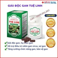 Giải độc gan tuệ linh [Chính hãng] Giải độc gan, hạ men gan, hỗ trợ viêm gan virus, xơ gan - Hộp 60 viên