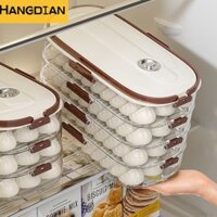 Giải pháp bảo quản thực phẩm an toàn và vệ sinh: Hộp bánh bao có thể xếp chồng lên nhau trong các lớp khác nhau