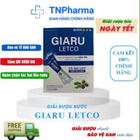 Giải rượu nước Giaru Letco - hộp 12 gói - giải rượu bia, giải độc gan