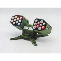 Giá/kệ đựng pin hình bệ phóng rocket ver 2 độc đáo & cá tính cho pin tiểu và pin đũa (AA/AAA) in 3D [062B]