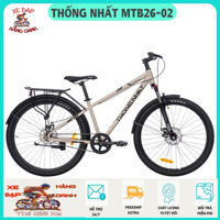 [GIẢM 10% NHẬP: DINHTN ] Xe đạp thể thao Thống Nhất MTB26-02 - Kiểu dáng địa hình 1 đĩa + 1 líp - Phanh đĩa