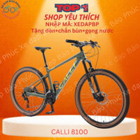 [GIẢM 10%] Xe đạp thể thao CALLI 8100 khung carbon (Tặngđèn+chắnbùn+giá đỡ bình+lụcgiác)