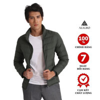 [GIẢM 20%] Áo khoác lông vũ nam màu rêu aligro ALGALV.18