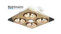 [GIẢM 30%] [CHÍNH HÃNG] ĐÈN SƯỞI KOTTMANN 4 BÓNG ÂM TRẦN K4BT / Kottmann K1A