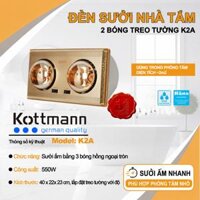 [GIẢM 30%] [CHÍNH HÃNG] Kottmann K1A/ Đèn Sưởi Nhà Tắm Kottmann K2A