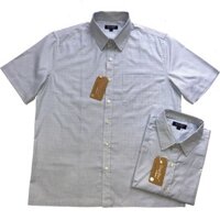 [GIẢM 30K CHO ĐƠN >=250K] Áo Sơ Mi Nam Vạt Ngang Trung Niên Boypro BP024 (Sọc Xanh Trắng)