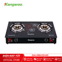 Giảm 40% Bếp gas đôi dương kính Kangaroo KG506