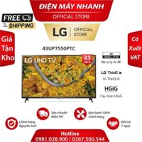 Giảm 5 triệu LG UP7550 43inch 4K Smart UHD TV  43UP7550PTC.ATV Mới DMNSG