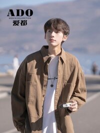 Giảm 50% Áo Sơ Mi Nam Dài Tay Áo Khoác Mỏng Phiên Bản Hàn Quốc Áo Sơ Mi Phong Cách Nhật Bản Cotton Nguyên Chất Bảo Hộ Lao Động Áo Sơ Mi Nam Mùa Xuân Thường Ngày Dạo Phố Rời Mùa Xuân Thu Áo Sơ Mi Đẹp Trai