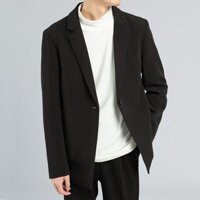 giảm áo nam  ÁO BLAZER ĐEN DÀI PHONG CACH HÀN