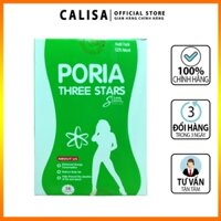 Giảm Cân Ba Sao Poria Three Stars Slim Capsules Phục Linh (Hộp 36 Viên Date Mới)