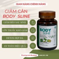 Giảm cân cấp tốc BODY SLINE viên uống đốt mỡ nhanh an toàn hiệu quả chính hãng detox đẹp da hộp 30 viên D04