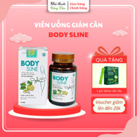 Giảm cân cấp tốc BODY SLINE viên uống đốt mỡ nhanh an toàn hiệu quả chính hãng detox đẹp da hộp 30 viên
